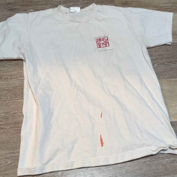 Other - Oneita Men's T-shirt Vintage Artwork of John Lennon Imagine size medium